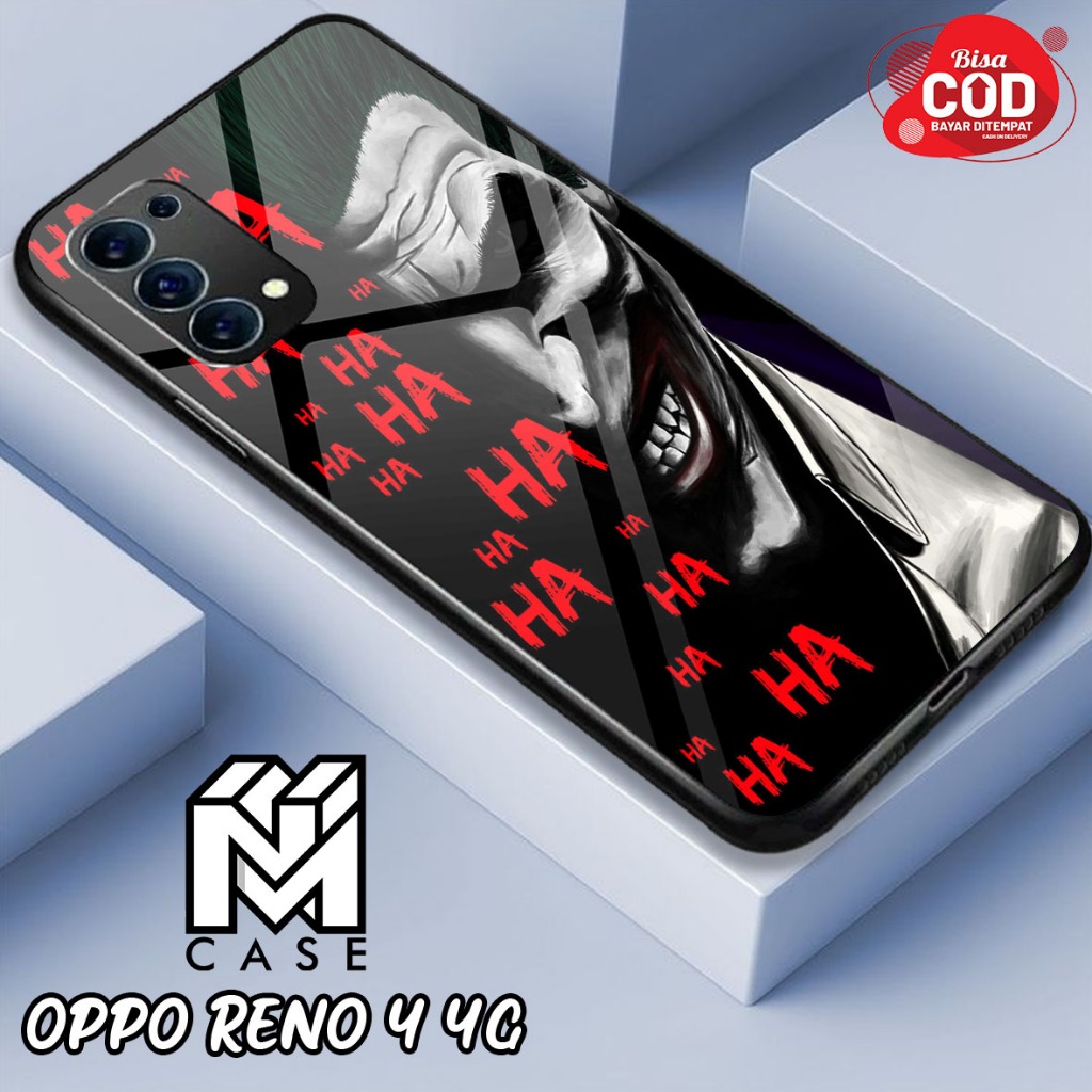 Case Oppo Reno 4 4G Terbaru - Fashion Case Joker Casing Hp Case Murah Softcase Hardcase Pelindung Be