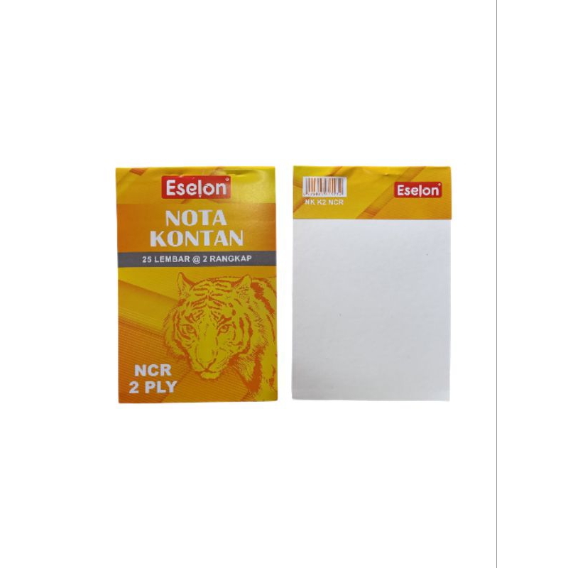 

Nota kontan 2ply eselon kecil / nota kecil 2ply / nota bon kecil