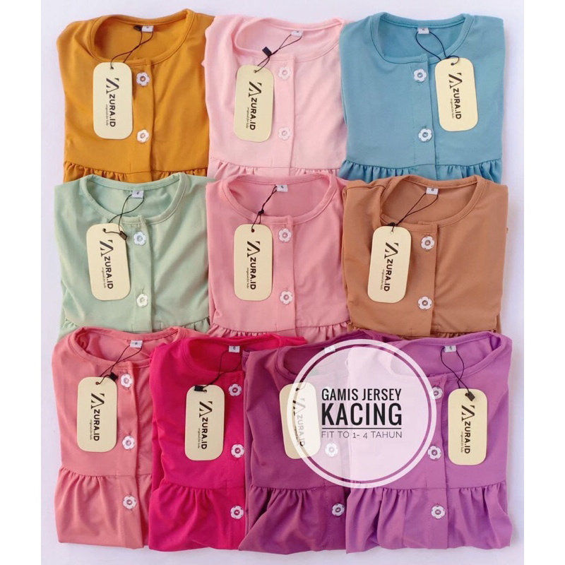 GAMIS ZURA + HIJAB JERSEY