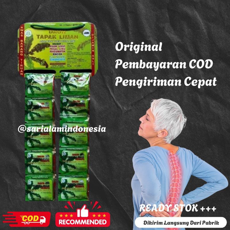 

kapsul herbal daun tapak liman isi 20 sachet