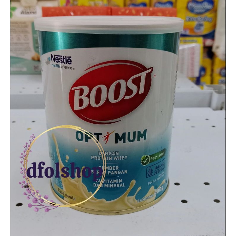 

BOOST OPTIMUM Ukuran 400grm Rasa Vanila