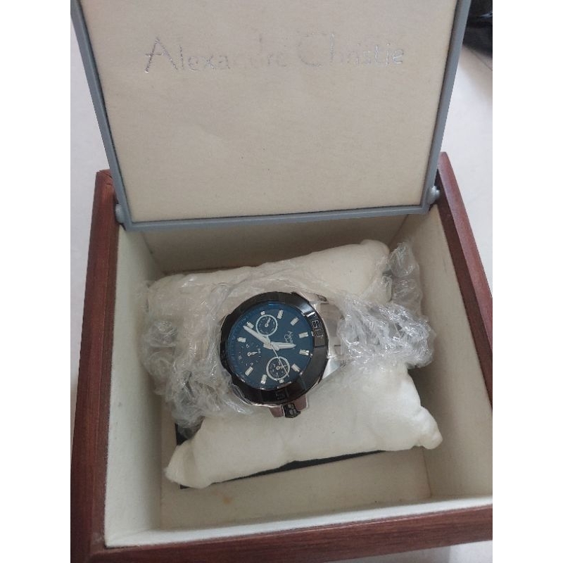 Jam Tangan Wanita Alexandre Christie AC 6224BFBTBBA Woman + Free Dompet Guess