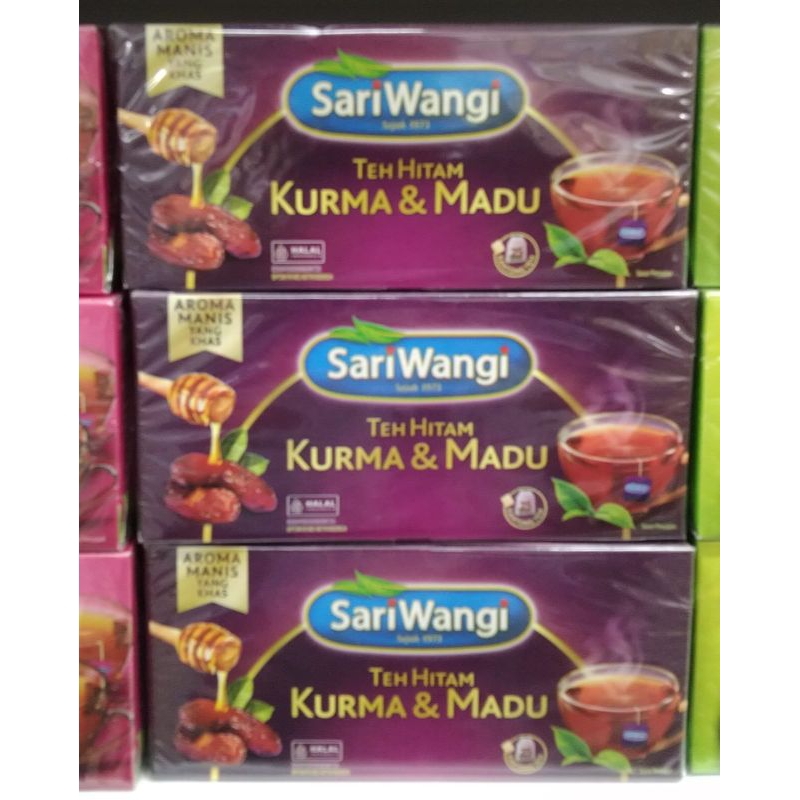 

Teh Sariwangi Teh Hitam Kurma & Madu 25 kantong teh