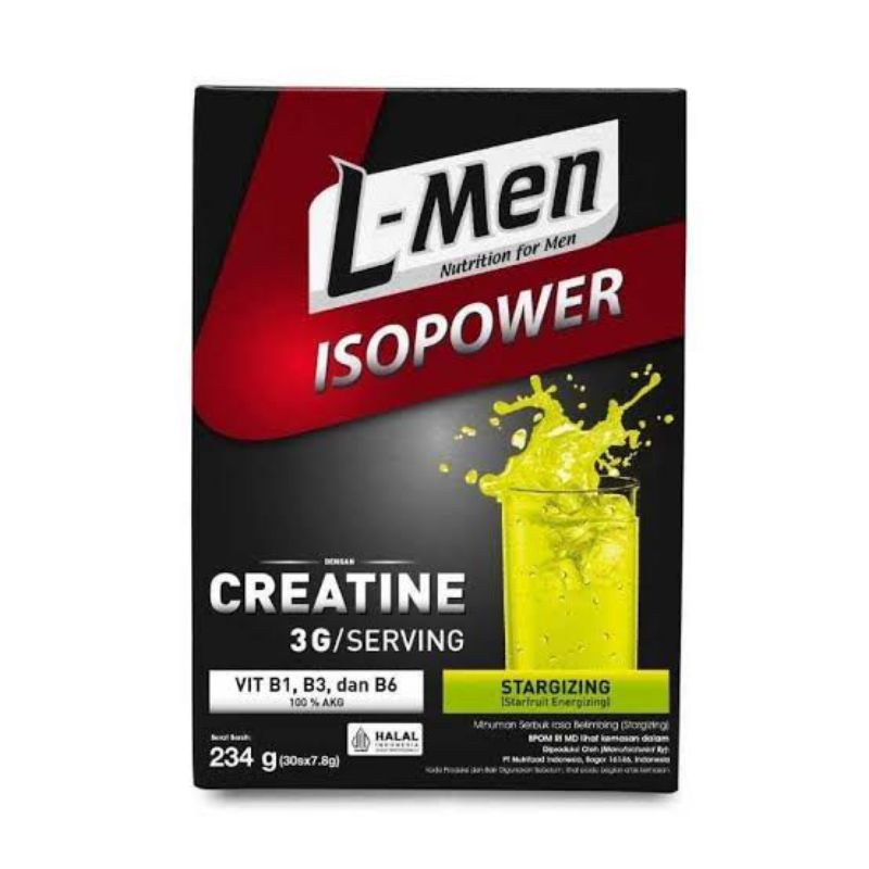 

Minuman Energi L-Men Isopower Stargizing abox 234 Gr