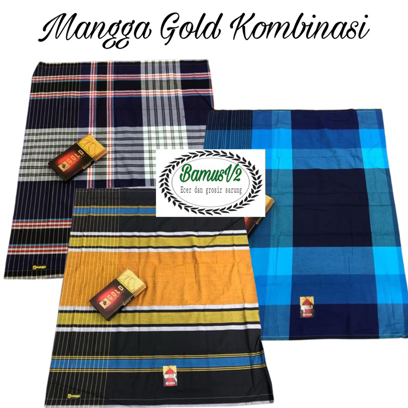 Sarung Mangga Gold Kombinasi (mix)