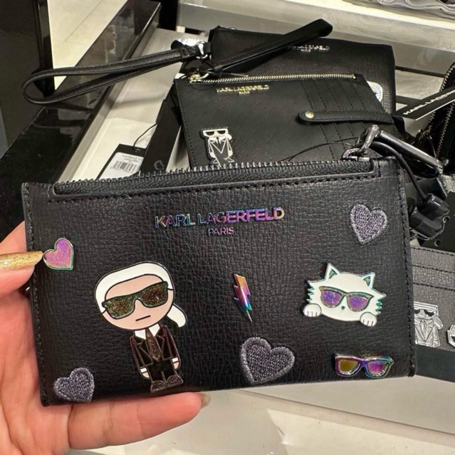 DOMPET KARTU UANG KARL-LAGERFELD LH3NU8BQ KARL LAGERFELD BIFOLD WALLET