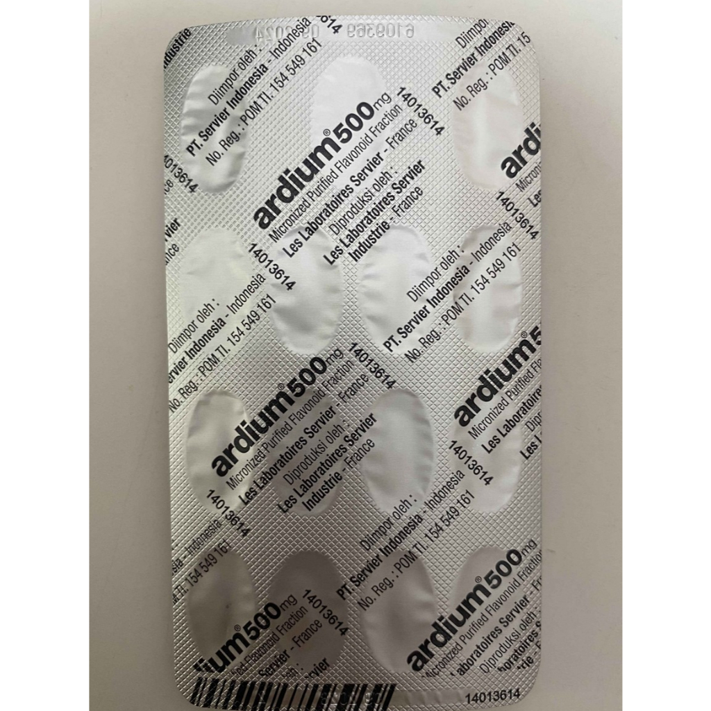 ardium strip 15 tablet wasir / varises