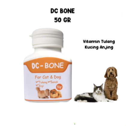 DC BONE VITAMIN TULANG KUCING ANJING / CALCIUM / KALSIUM TULANG, GIGI, & SENDI