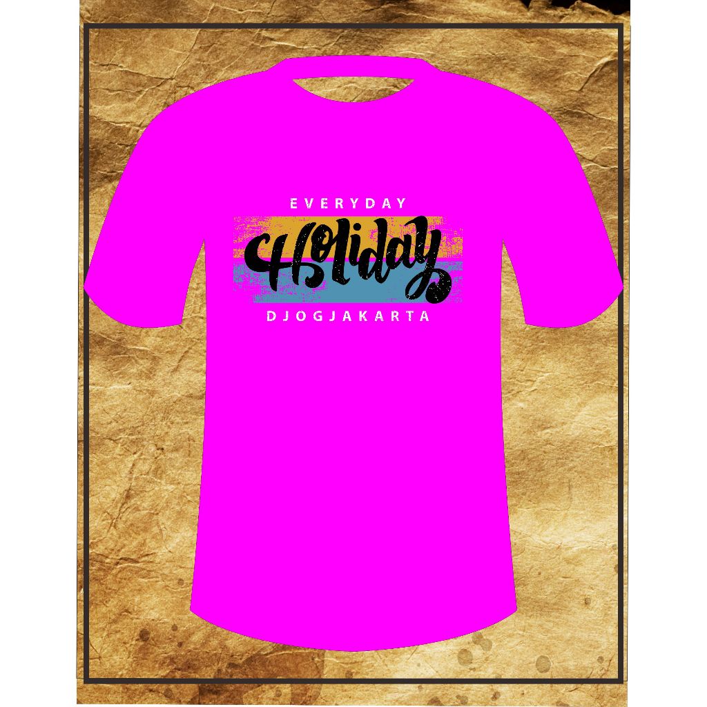 Kaos Djogker Warna Pink