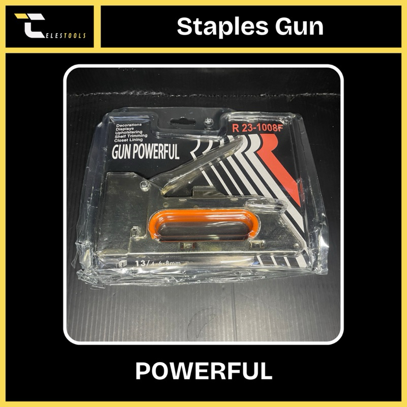 

Staples Gun / Stapler Tembak POWERFUL 13 / 4-6-8mm