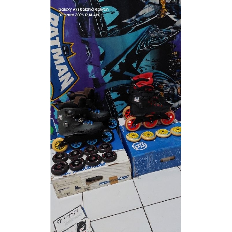 powerslide next 125mm prelove size 40-41 kondisi sangat mulus