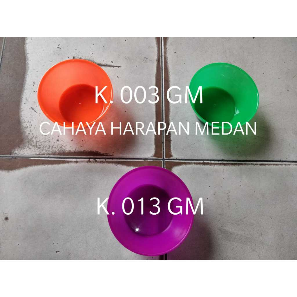 KOBOKAN  BULAT PLASTIK 003 DAN KOBOKAN PLASTIK  BULAT 013 GM WARNA WARNI