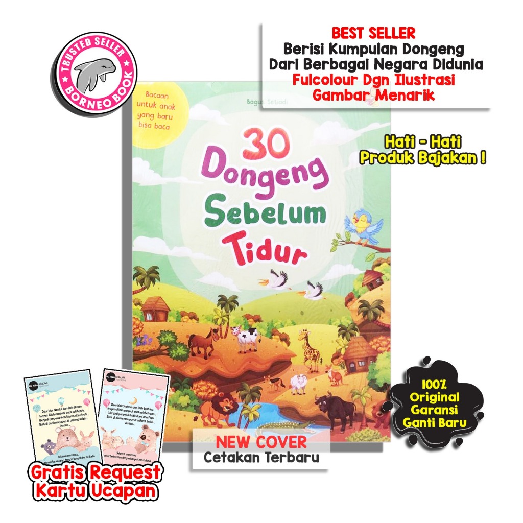 Buku Dongeng  Cerita Bergambar 30 Dongeng Sebelum Tidur
