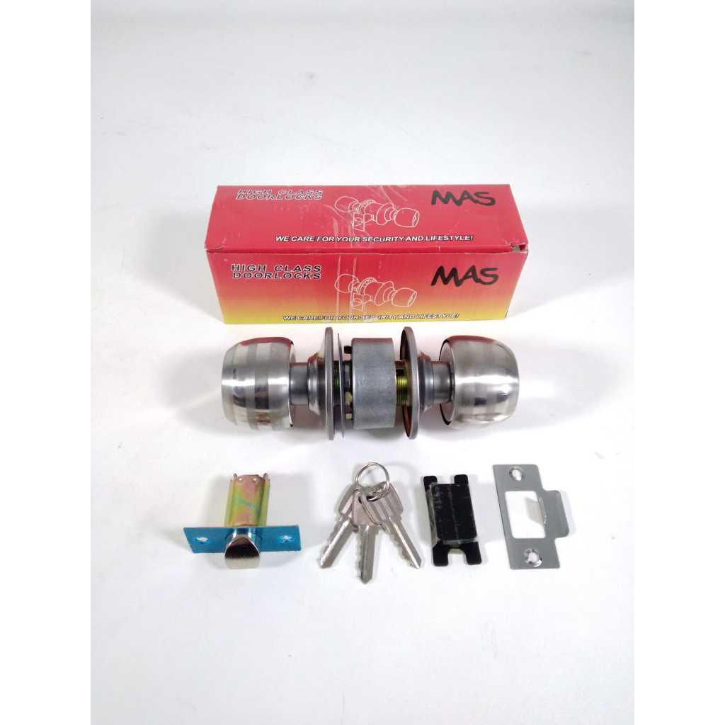 Kunci Bulat MAS / Kunci Pintu Kamar Mandi