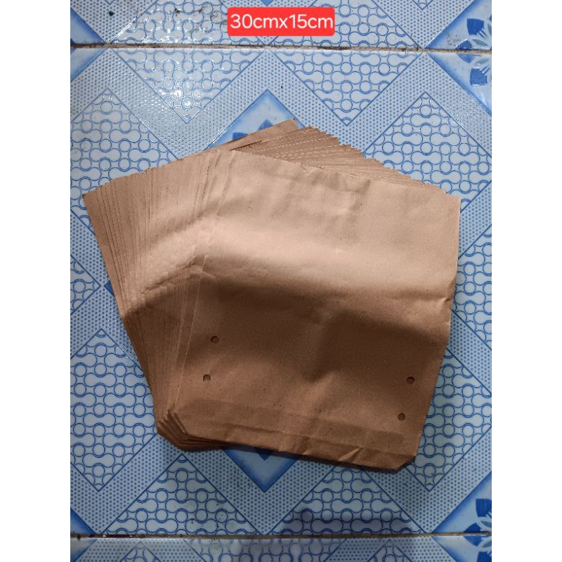 KANTONG SEMEN untuk burung KERTAS SEMEN burung  murah 15x30 isi 25 biji