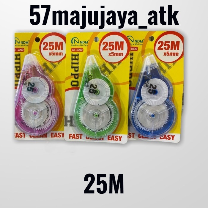 

TS TIP-EX ROLL CORRECTION NDM Multiple Color Tipe-x Karakter Lucu Penghapus Pena