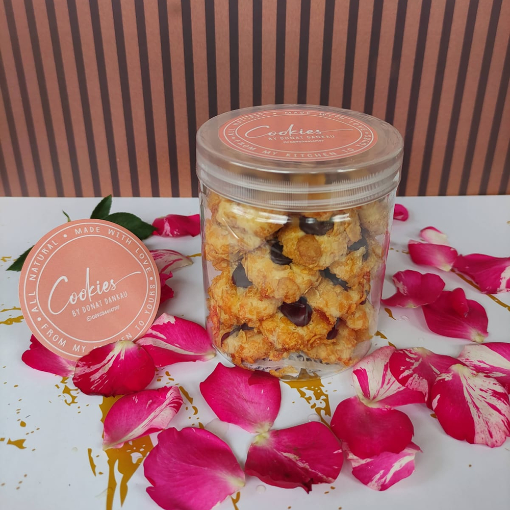 

Kue Thumprint Coklat Toples 600ml - Cookies Cokelat Renyah Manis