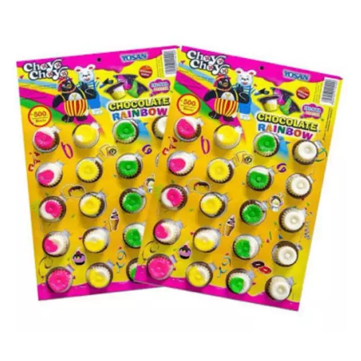 

CHOYO CHOYO CUP RAINBOW COKELAT JADUL ISI 20 PCS