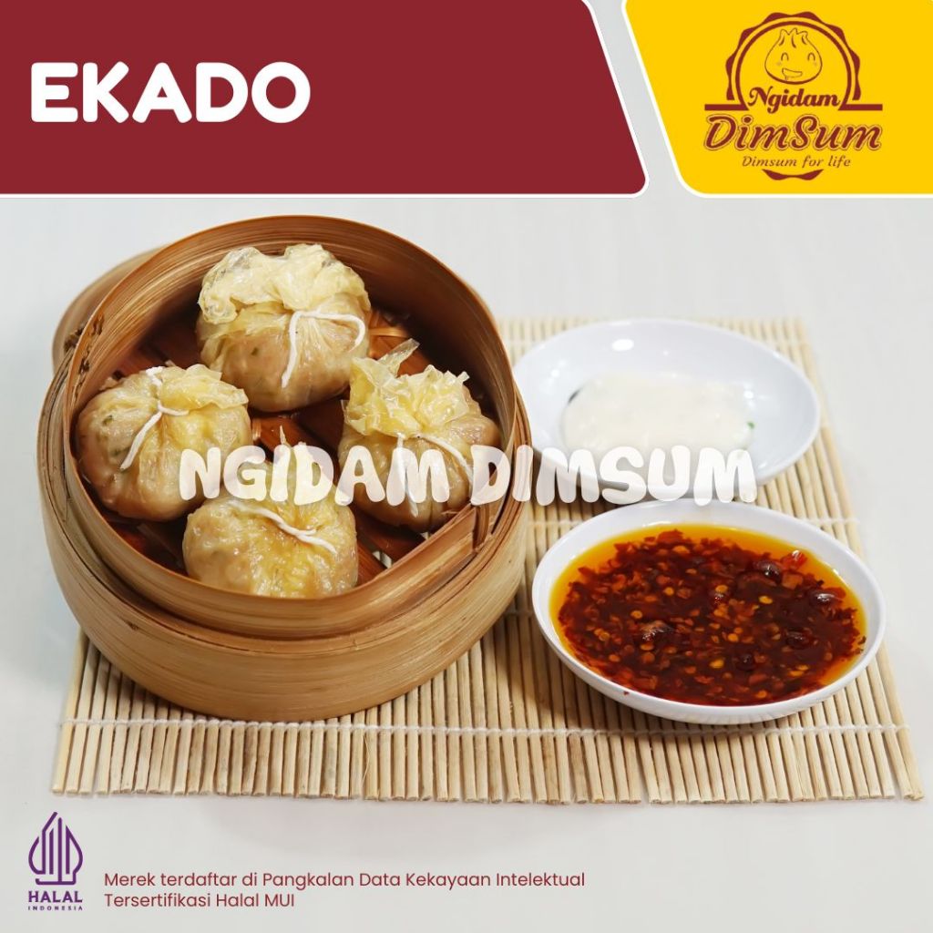 

Ekado Telur Puyuh Isi 5 pcs / 20 pcs / Plus Chili Oil / Ekado Frozen *Bersertifikasi halal MUI*