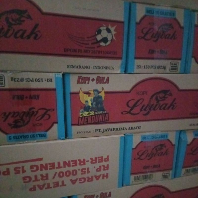 

Kopi Luwak Hitam satu karton