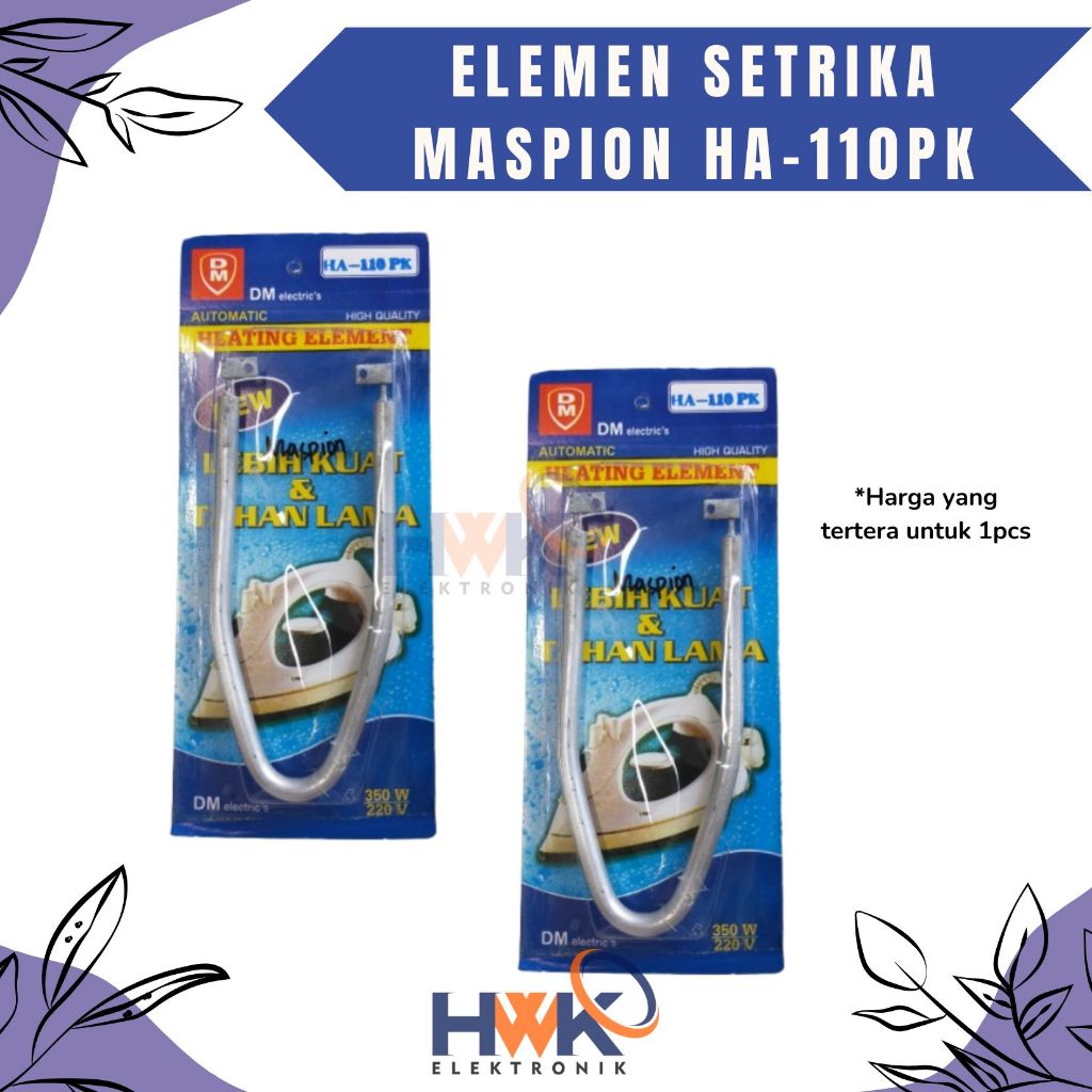 Elemen Pemanas Setrika Maspion HA-110PK / Element Setrika Maspion