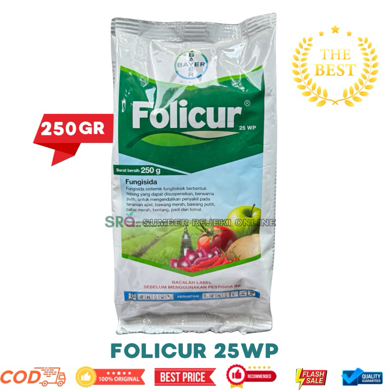 FUNGISIDA | FOLICUR 25WP BAYER KEMASAN 250GRAM // BAYER