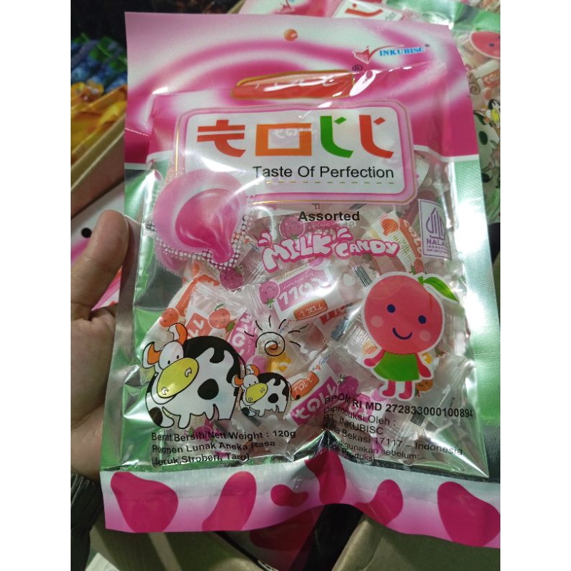 

Permen Susu Lunak Korea Toll 120 gram Rasa Stroberry Taro Jeruk