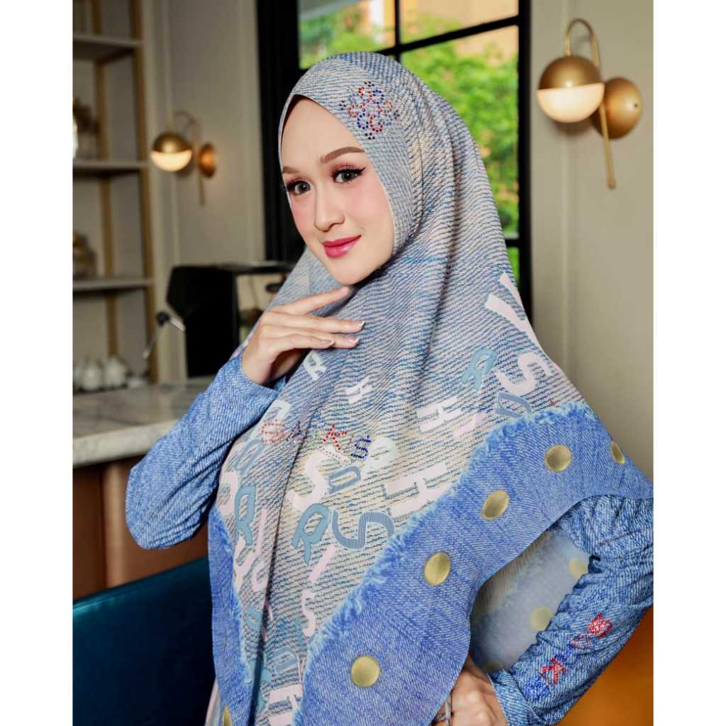 Khimar Sarkis Printing | Sarkis | Jilbab Instan Wanita