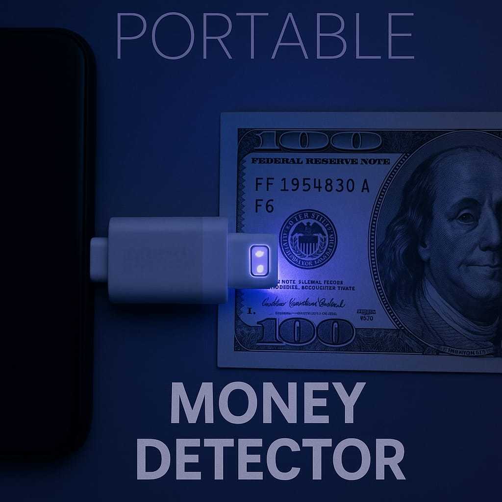 Alat Deteksi Uang Palsu / alat sensor uang / Money Detector / Lampu Check Uang / Lampu Tes Uang Pals