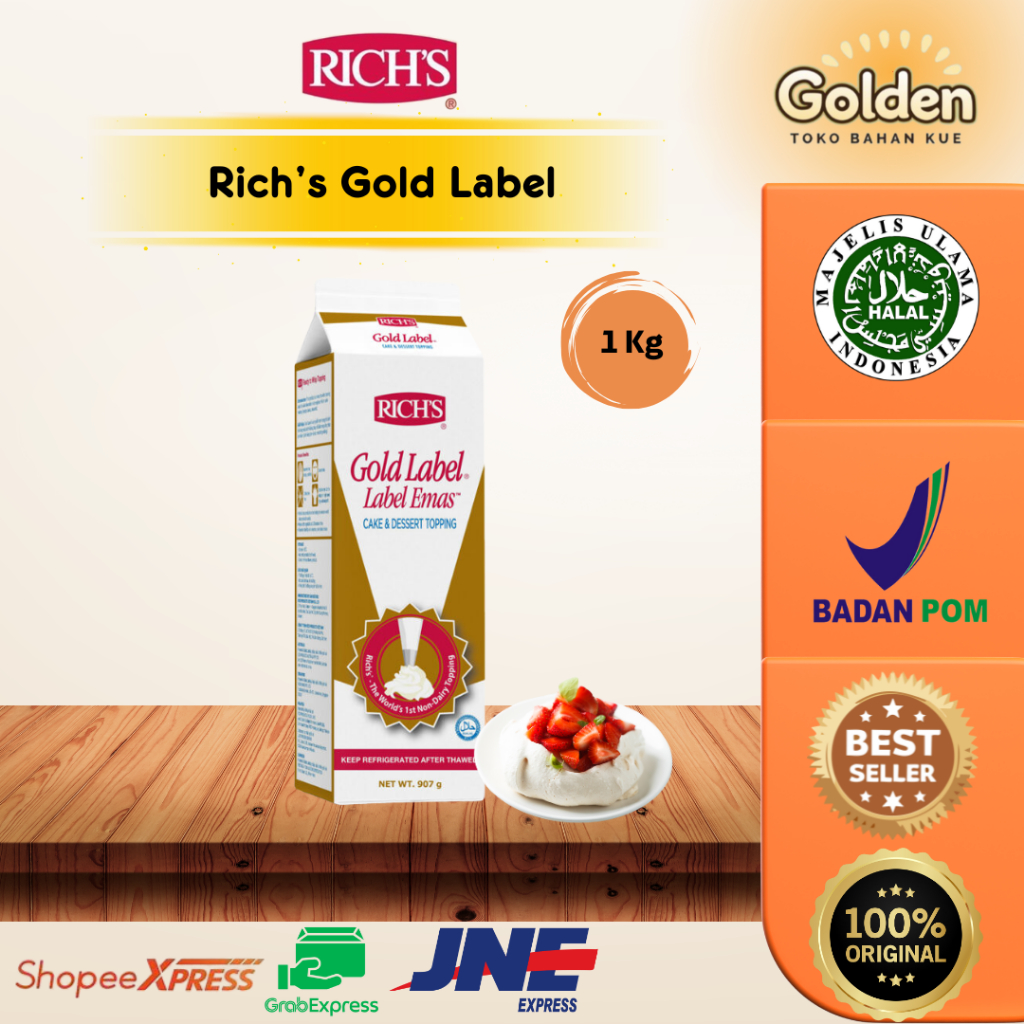 

RICH'S Gold Label Label Emas 500 gr - 1 Kg