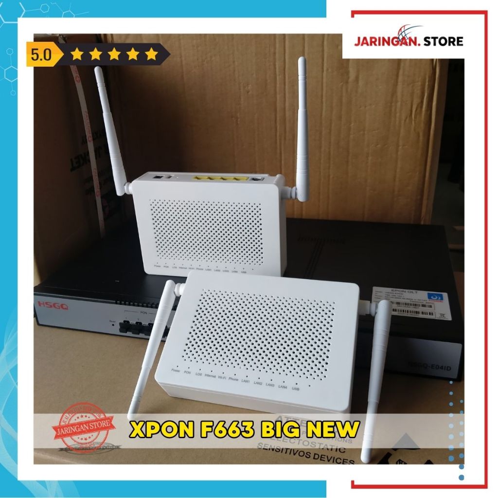 MODEM F663nv3a BIG/ROUTER XPON ONU/BARANG BARU