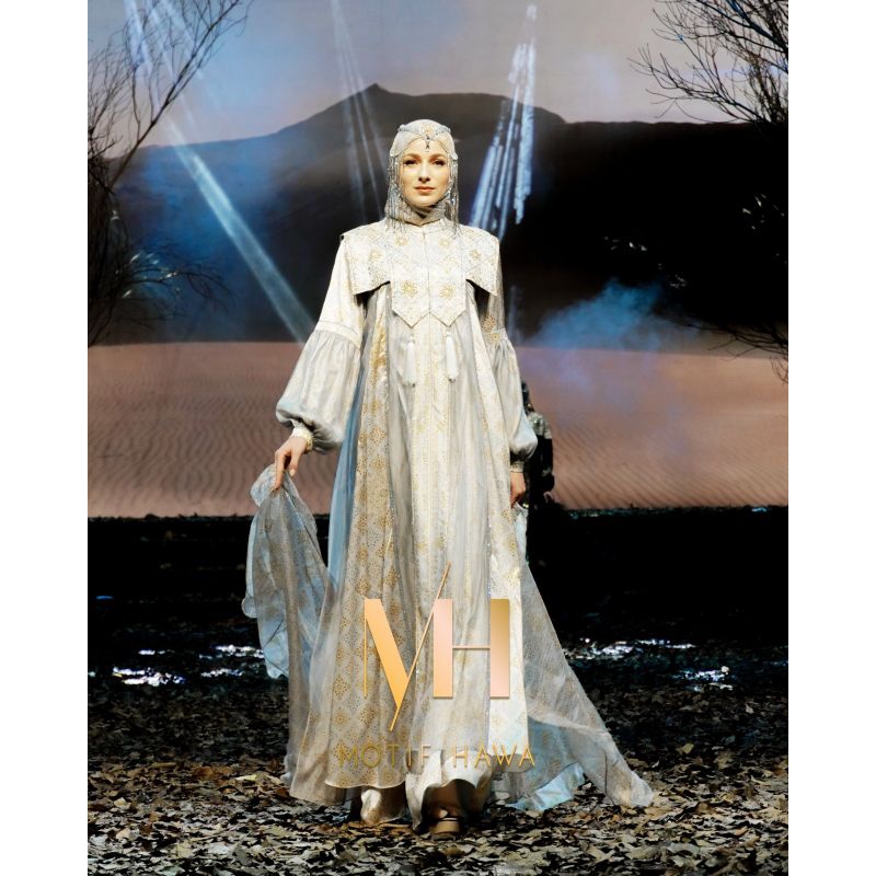 Gamis set Motif Hawa Maharani