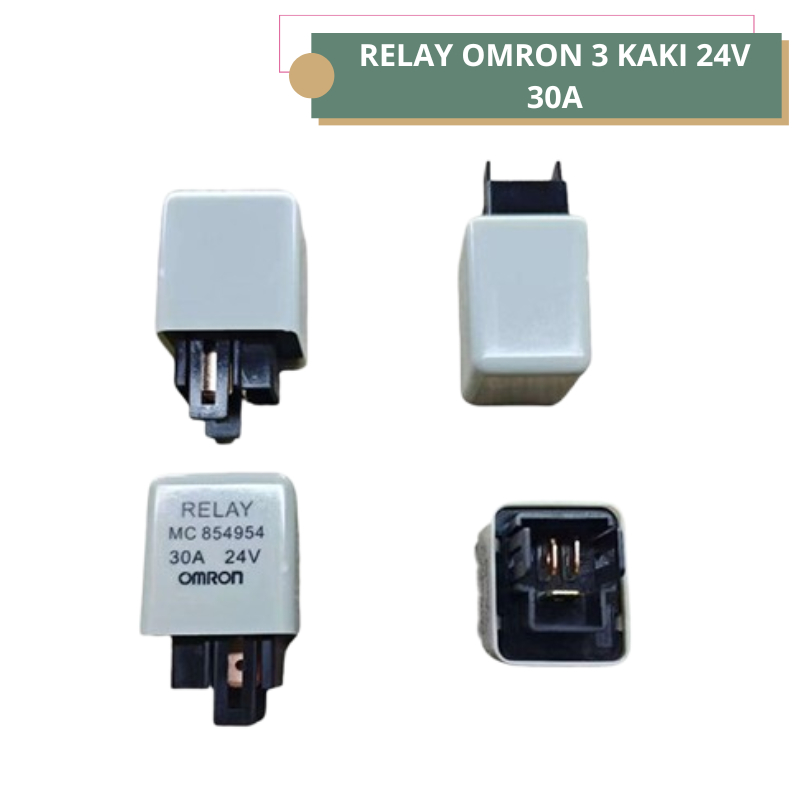 RELAY FUSO 24V KAKI 3 30A ( MC854954 )