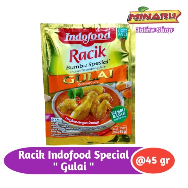 

Racik Bumbu Special Indofood Gulai Sachet @45 gr
