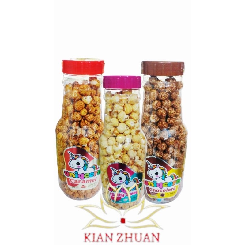 

Uniqcorn Popcorn Salty Sweet,Chocolat,caramel 260gr