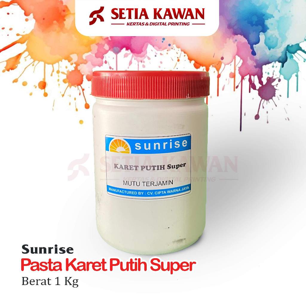 

Pasta Karet - Pasta Karet Putih Super - Pasta Karet Putih Super Sunrise