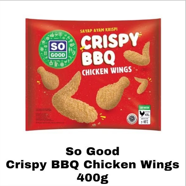 

So Good Crispy BBQ Chicken Wings 400g