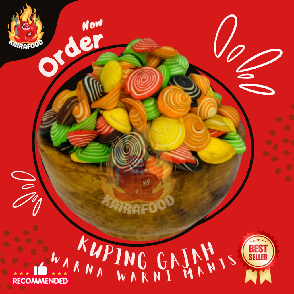

1 KG KUE KERING KUPING GAJAH MINI COKLAT DAN PELANGI