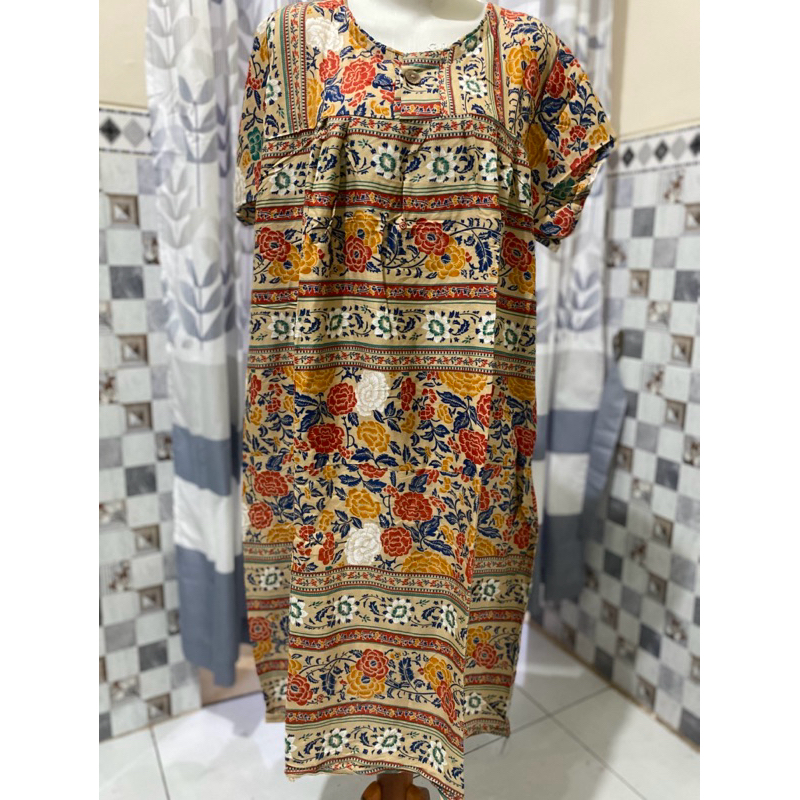 [BISA COD] DASTER MURAH JUMBO / DASTER BUSUI / DASTER KEKINIAN / LD 120 / BAHAN KATUN RAYON ROTARY P