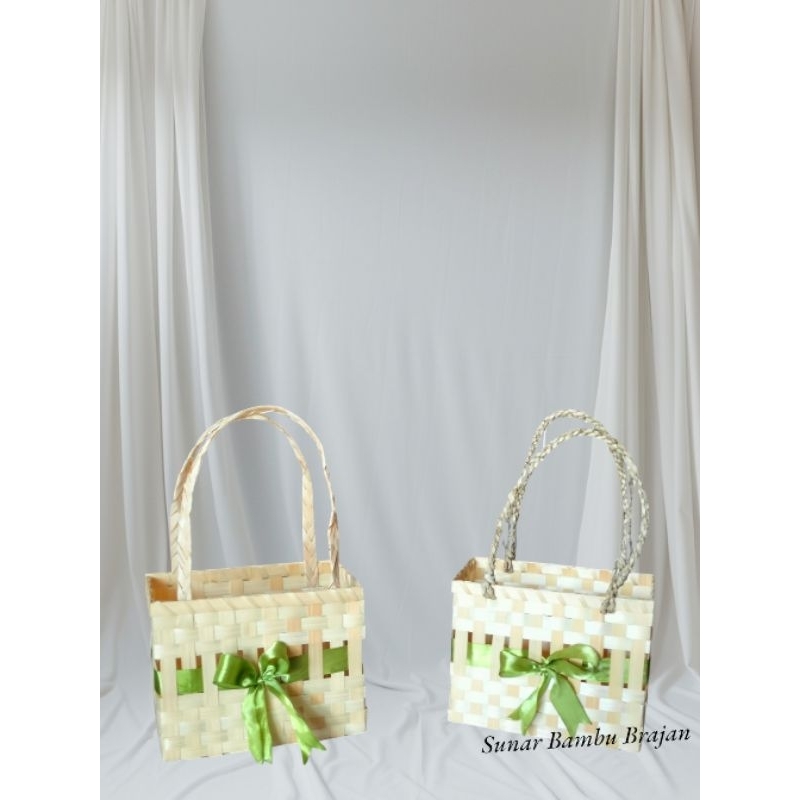 Tas Rumi | Tas Bambu | Tas 2 Toples | Tas Keranjang | Keranjang Bambu | Tas Unik | Hampers | Kerajin