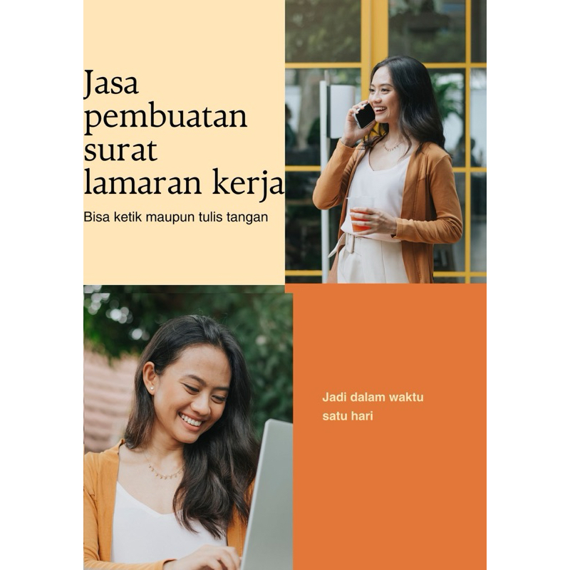 

Jasa Pembuatan / Tulis Surat Lamaran Kerja / bisa ketik maupun tulis tangan