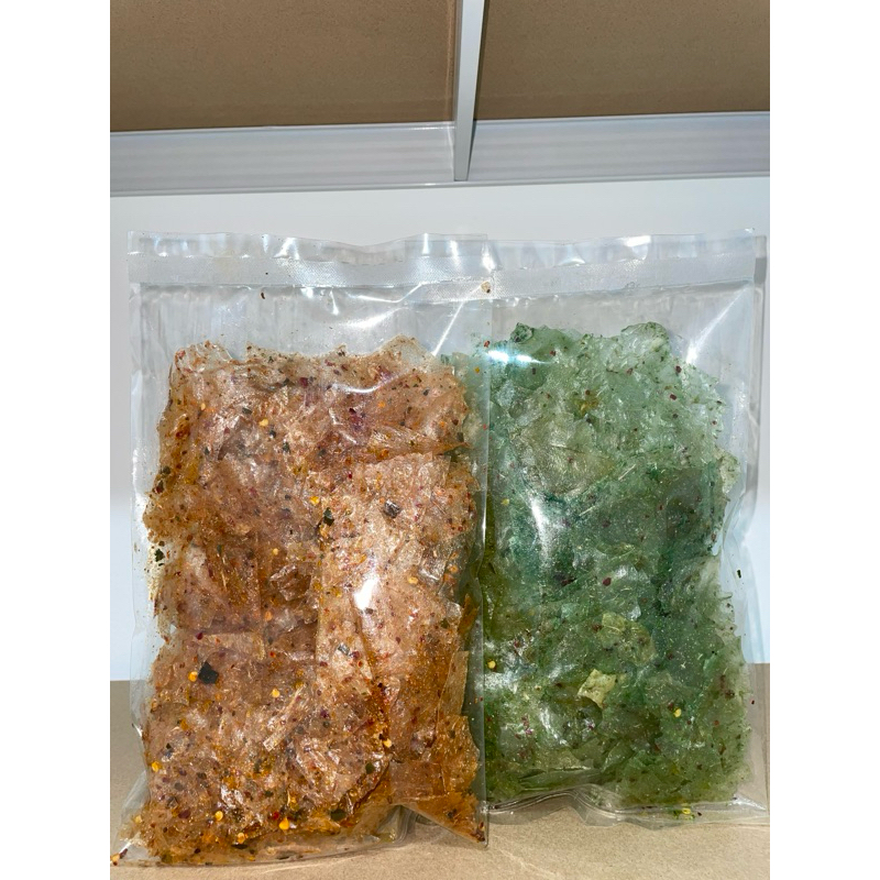 

KRIPCA KRIPIK KACA PEDAS / RUMPUT LAUT PEDAS 150gr