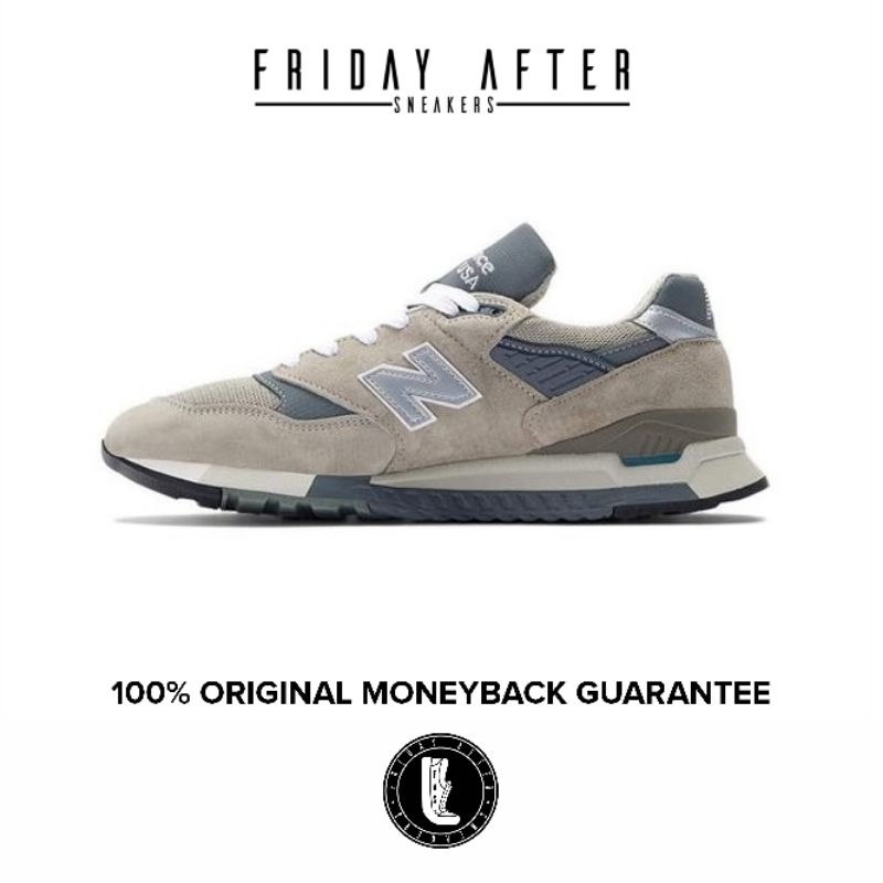 Sepatu Sneakers Pria Wanita New Balance 998 Grey Made In USA U998GR Original Resmi