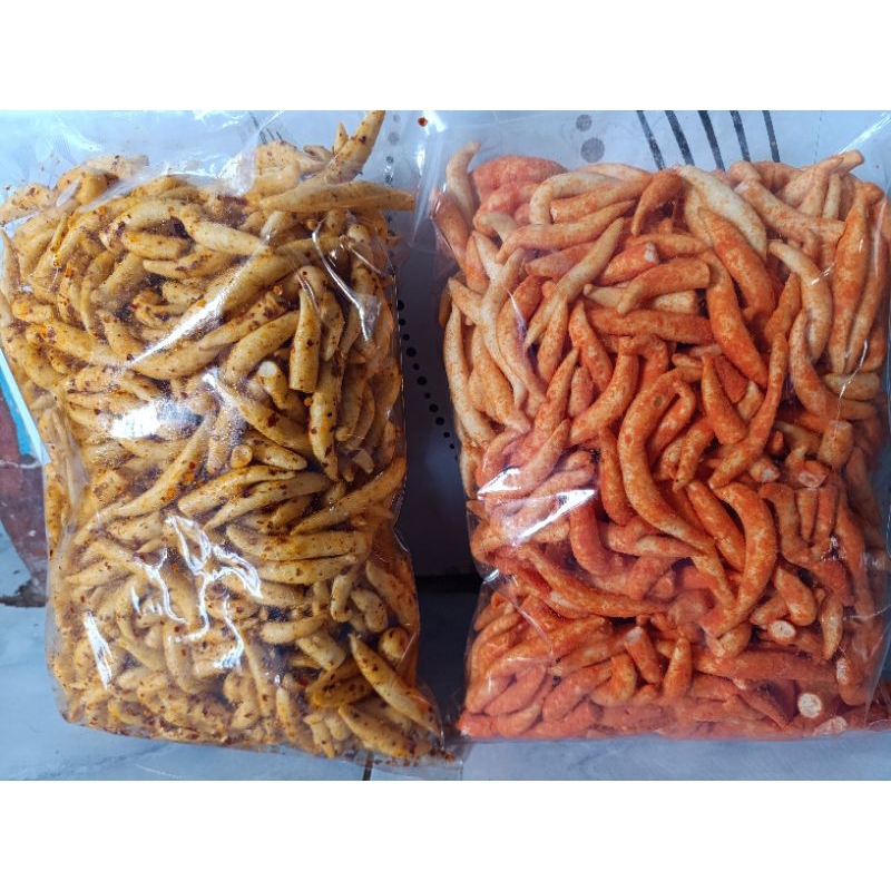 

promo telor gabus stik renyah asin gurih pedas manis isi 500grm