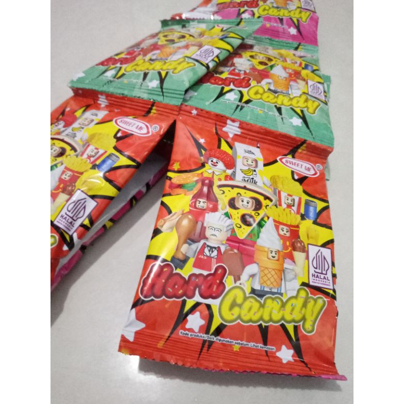 

Hard candy swetme Fast food 1renteng isi 10 pcs