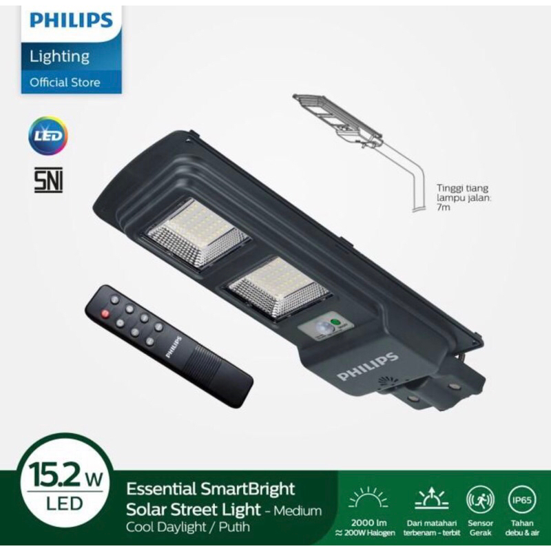 Philips Lampu PJU Solar LED20 15.2 Watt BRC010