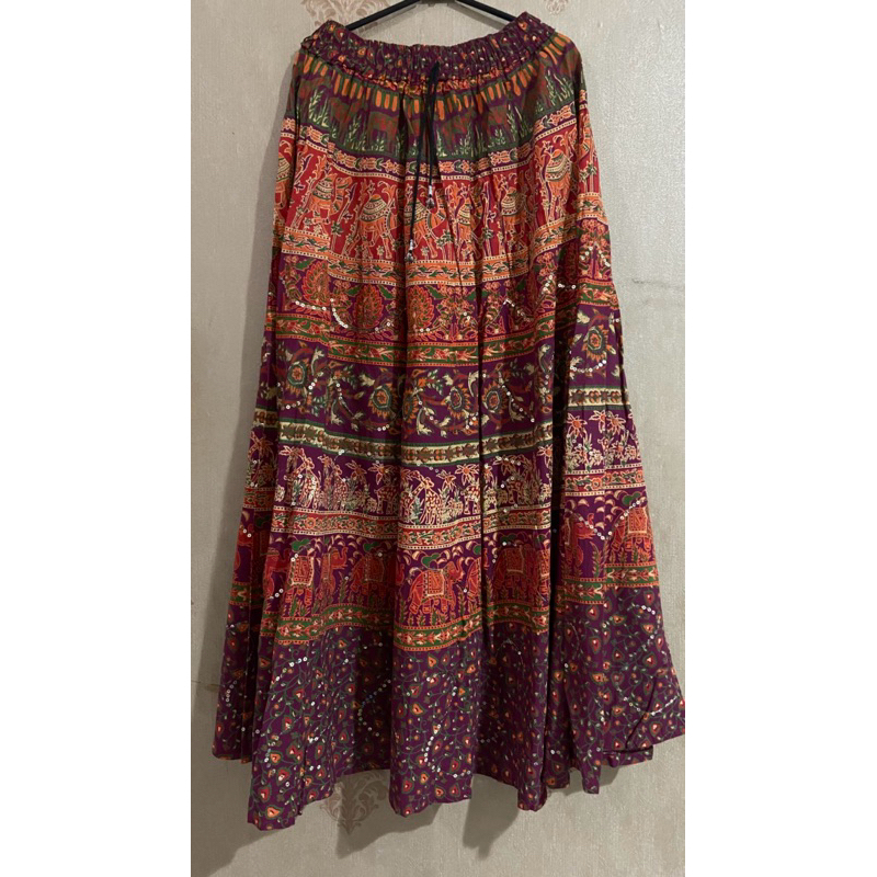 Preloved Rok India Etnik Allsize