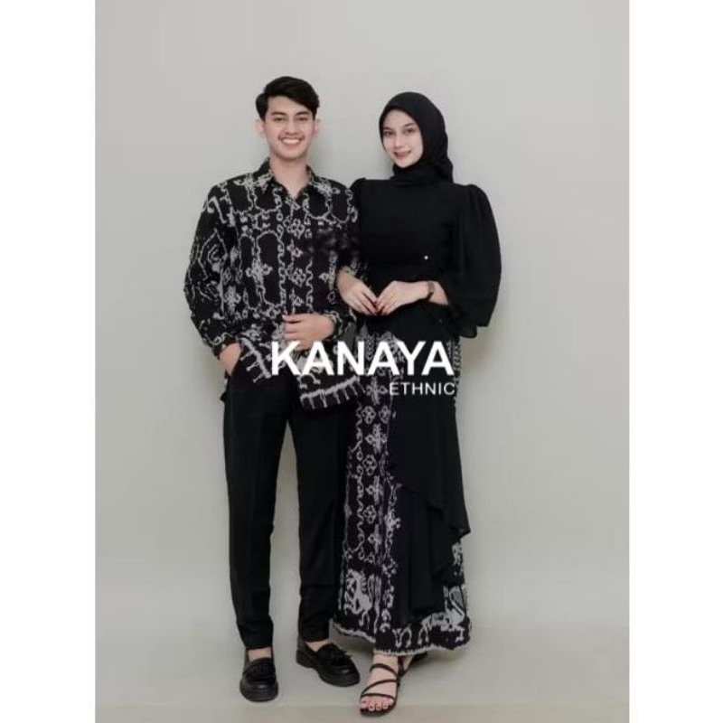 KARINA NTT BLACK COUPLE TENUN - BAJU TENUN COUPLE - COUPLE TENUN PREWEDDING