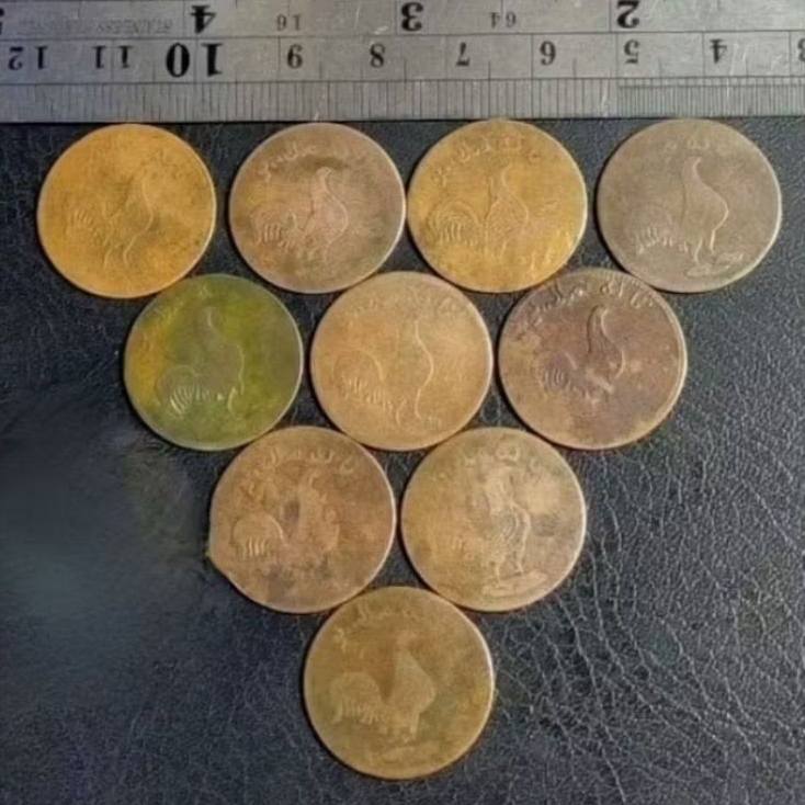 #5.BR. DIJUAL BORONGAN 10 KEPING KOIN AYAM TANAH MELAYU