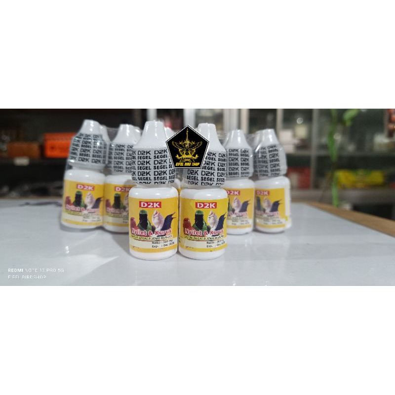 D2K NYILET &  KURUS obat burung d2k nyilet kurus